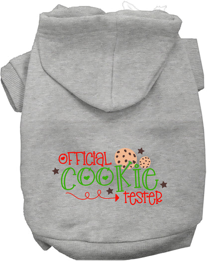 Gray Official Cookie Tester Pet Hoodie