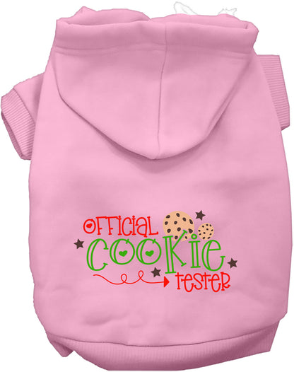 Light pink Official Cookie Tester Pet Hoodie