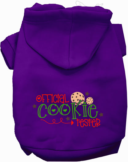 Purple Official Cookie Tester Pet Hoodie