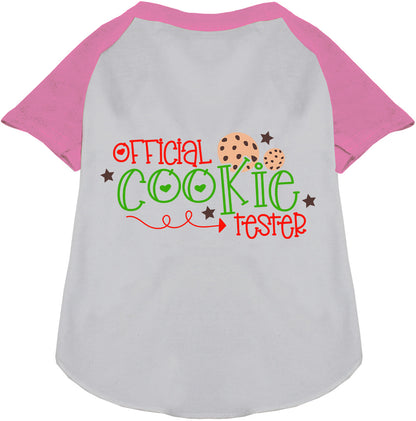 Official Cookie Tester Pet Raglan Shirt