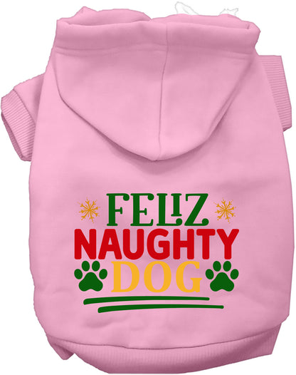 Feliz Naughty Dog Pet Hoodie