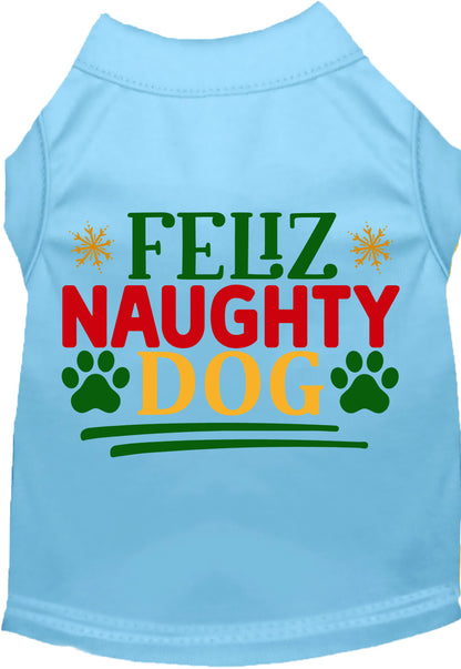 Feliz Naughty Dog Pet Shirt