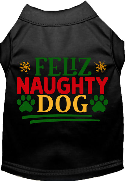 Feliz Naughty Dog Pet Shirt