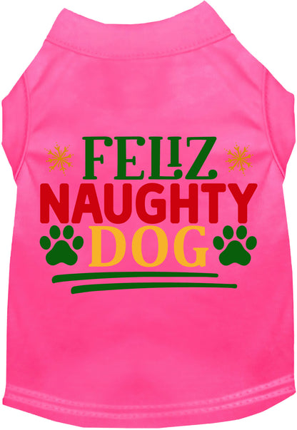 Feliz Naughty Dog Pet Shirt