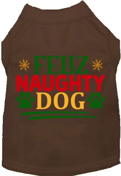 Feliz Naughty Dog Pet Shirt