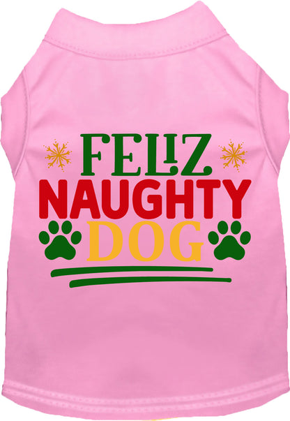 Feliz Naughty Dog Pet Shirt