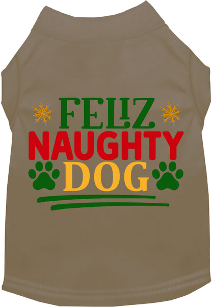 Feliz Naughty Dog Pet Shirt