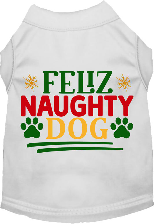 Feliz Naughty Dog Pet Shirt