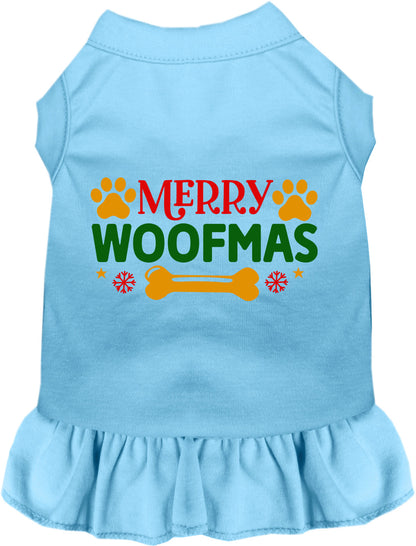 Merry Woofmas Pet Dress