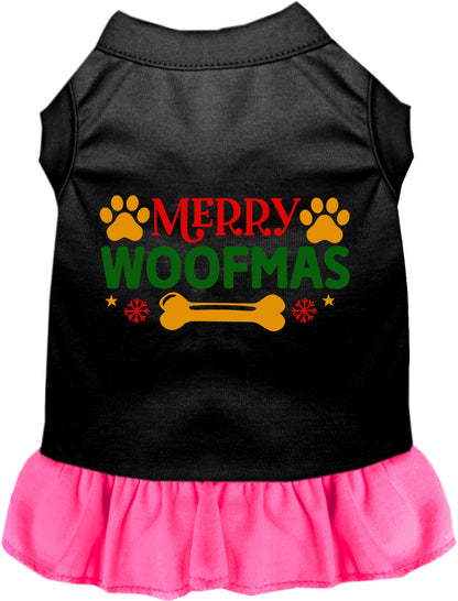 Merry Woofmas Pet Dress