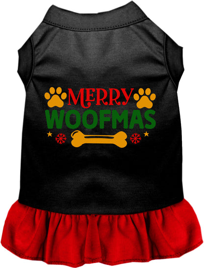 Merry Woofmas Pet Dress