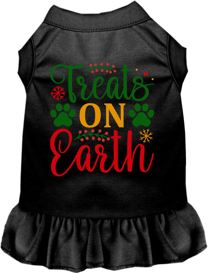 Black Treats on Earth pet dress with black skirt