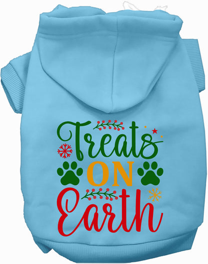 Blue Treats on Earth Pet Hoodie