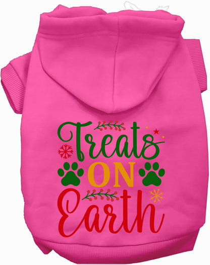 Pink Treats on Earth Pet Hoodie