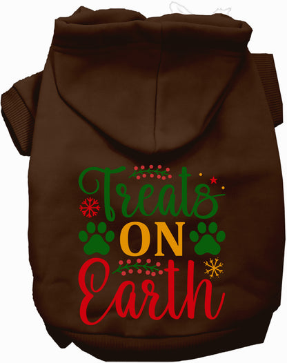 Brown Treats on Earth Pet Hoodie