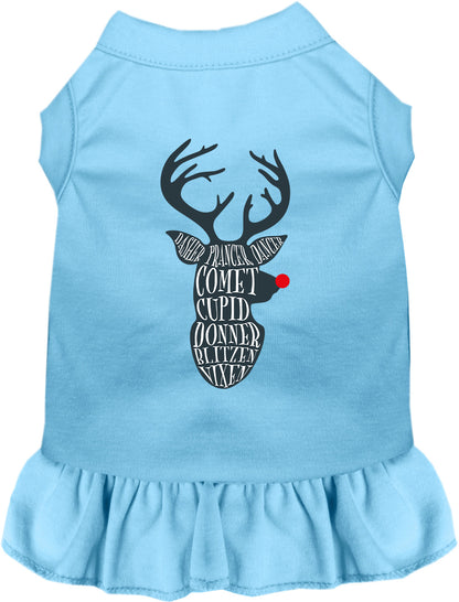 All Santa's Deer Pet Dress