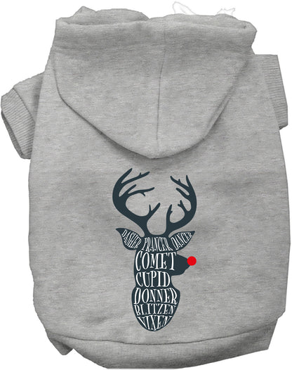 All Santa's Deer Pet Hoodie