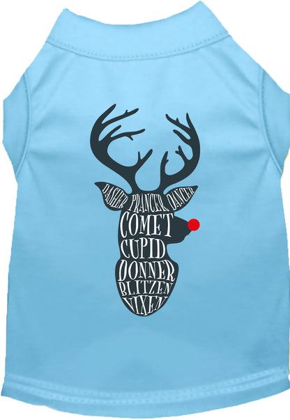 All Santa's Deer Pet Shirt