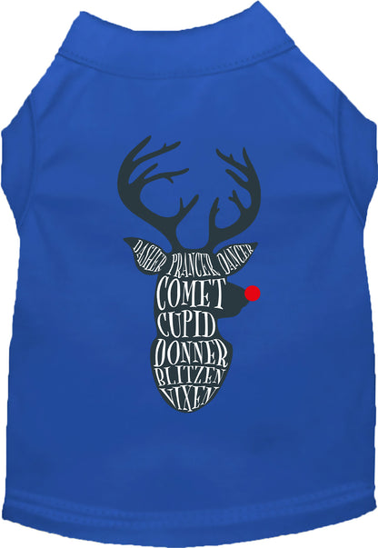 All Santa's Deer Pet Shirt