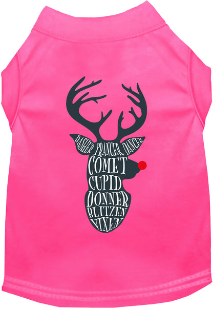 All Santa's Deer Pet Shirt