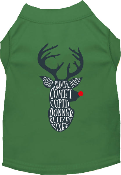 All Santa's Deer Pet Shirt