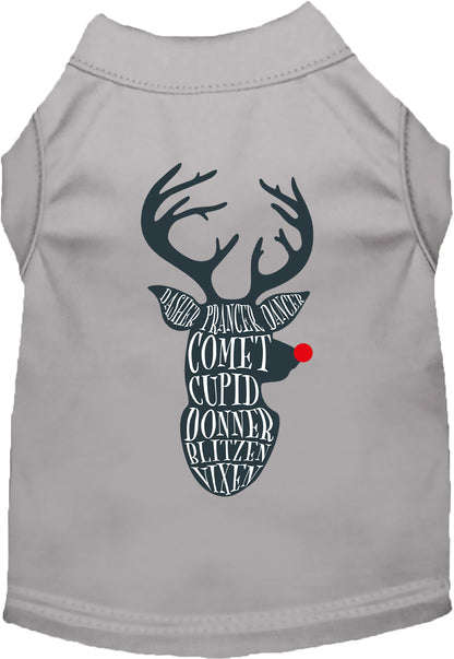 All Santa's Deer Pet Shirt