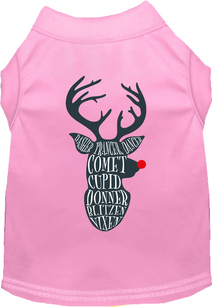 All Santa's Deer Pet Shirt