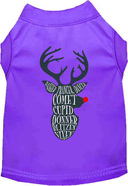 All Santa's Deer Pet Shirt