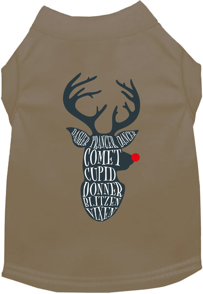 All Santa's Deer Pet Shirt