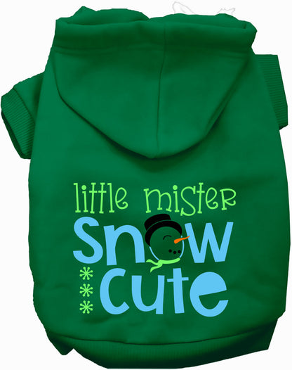 Little Mister Snow Cute Pet Hoodie