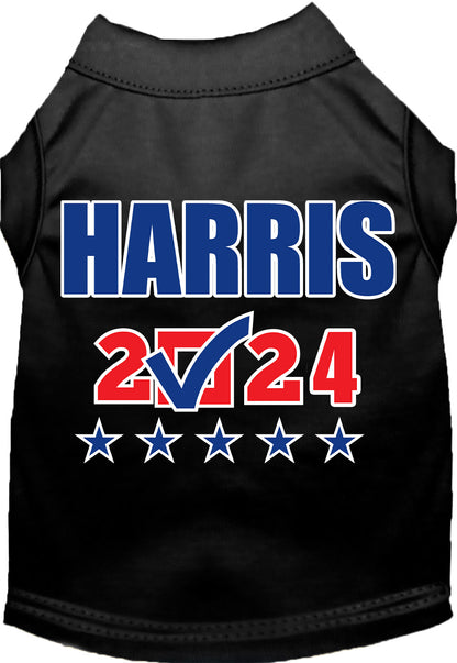 Black Harris Checkbox Pet Shirt 2024 design