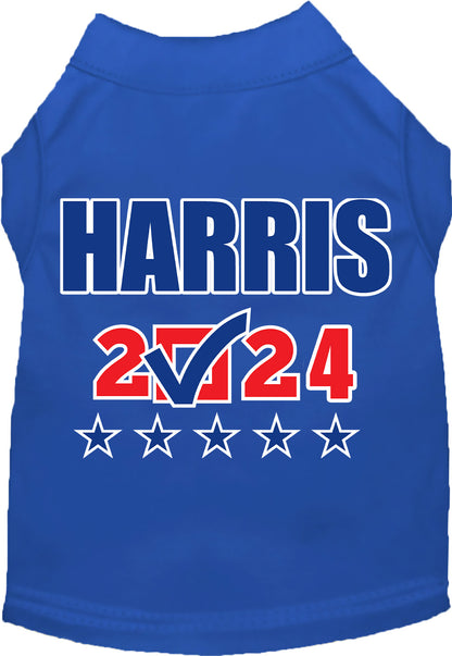 Blue Harris Checkbox Pet Shirt 2024 design