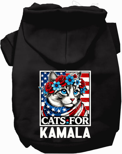 Cats for Kamala Pet Hoodies