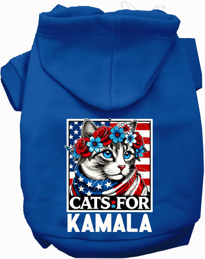 Cats for Kamala Pet Hoodies