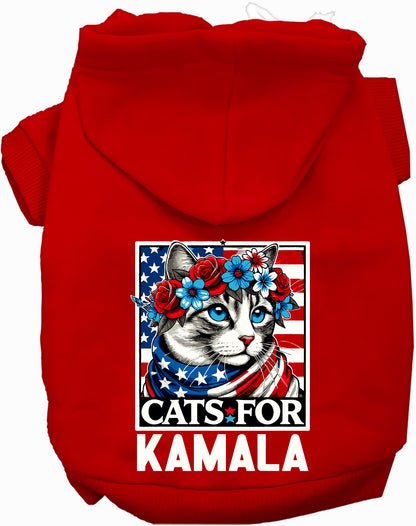 Cats for Kamala Pet Hoodies