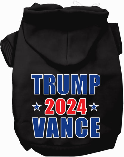 Black Trump Vance 2024 pet hoodie