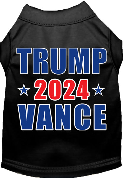 Black Trump Vance 2024 pet shirt