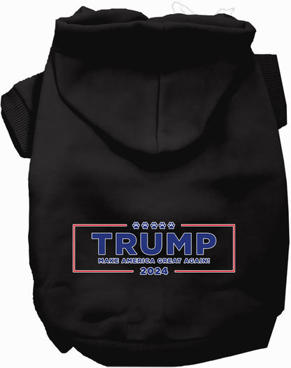 Black Trump Make America Great pet hoodie