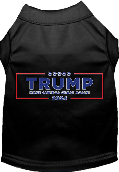 Black Trump Make America Great Pet Shirt 2024