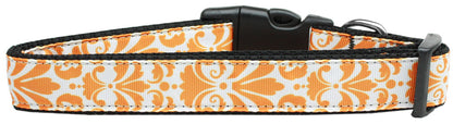 Pet Dog & Cat Nylon Collar, "Damask" *Available in 10 different colors!*