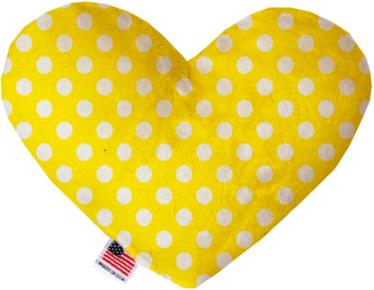 Pet and Dog Plush Heart or Bone Toy, "Swiss Dots Group" (Available in different sizes, and 10 different pattern options!)