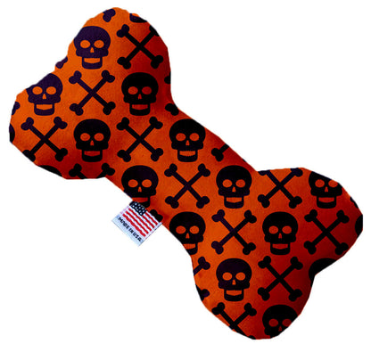 Pet and Dog Plush Heart or Bone Toy, "Skulls Group" (Available in different sizes, and 12 different pattern options!)