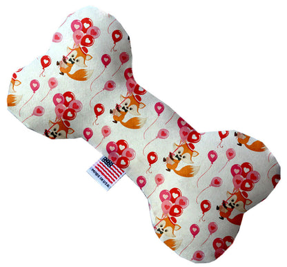 Lona para mascotas y perros o juguete de peluche con forma de corazón o hueso, "Grupo de amigos del día de San Valentín" (¡Disponible en diferentes tamaños y 7 patrones diferentes!)