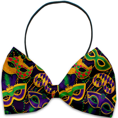 Pet, Dog and Cat Bow Ties, "Mardi Gras Group" *Available in 10 different pattern options!*