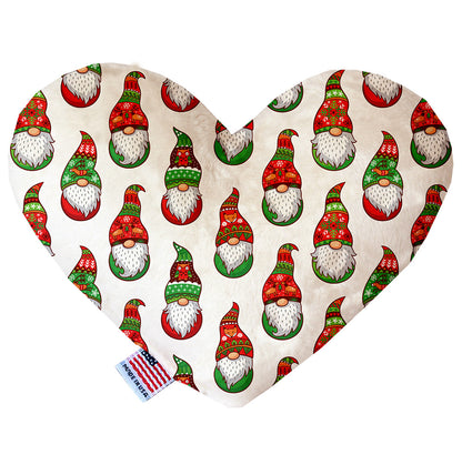 Pet and Dog Plush Heart or Bone Toy, "Santa Group" (Available in different sizes, and 8 different pattern options!)