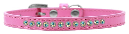 Collar de moda para perros, cachorros y mascotas, "Aurora Boreal Crystal Rimsets"