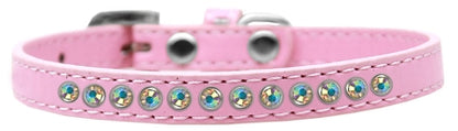 Collar de moda para perros, cachorros y mascotas, "Aurora Boreal Crystal Rimsets"