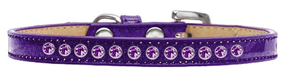 Collar de helado para perros, cachorros y mascotas, "Rides de cristal morado"