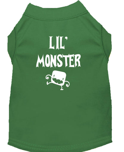 Halloween Pet Dog & Cat Shirt Screen Printed, "Lil Monster"