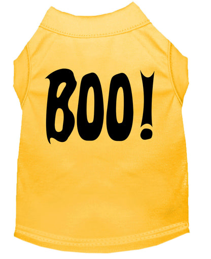 Halloween Pet Dog & Cat Shirt Screen Printed, "Boo!"